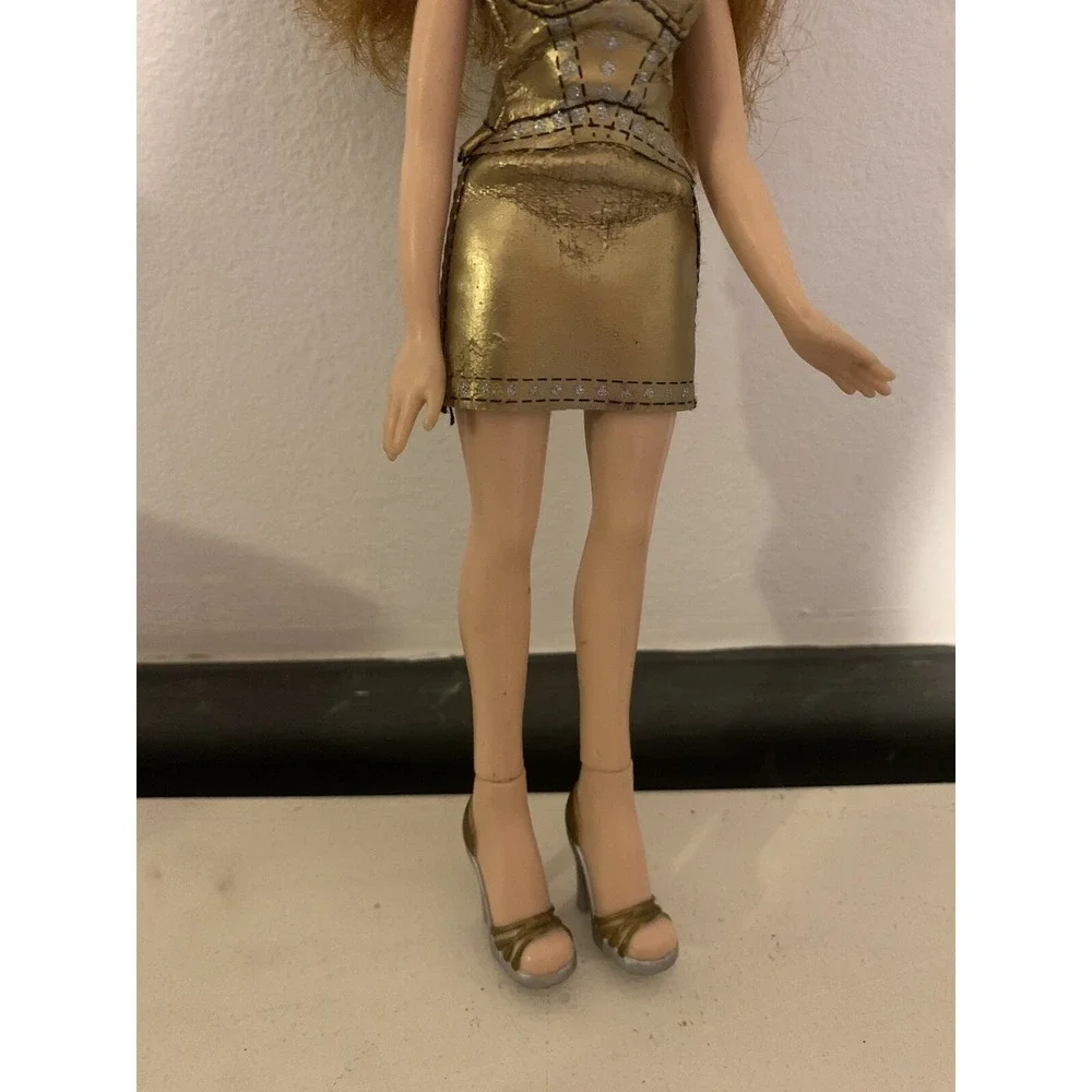 Vintage Bratz Meygan Doll With‎ Gold Dress & Heels